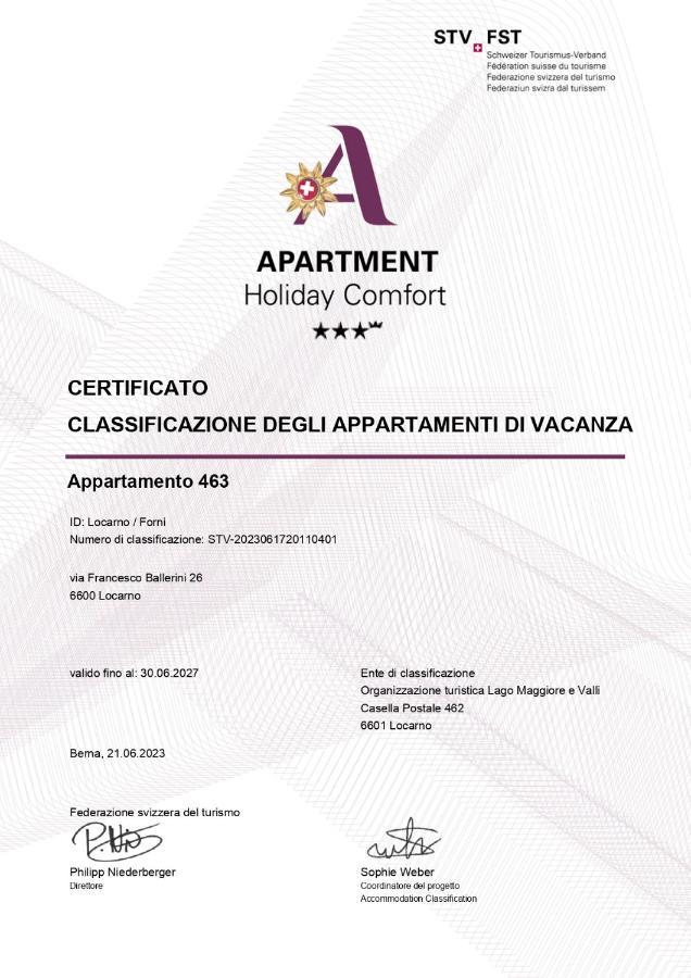 Appartamento 2,5 Con Piscina Nel Cuore Di Locarno 463 Exteriör bild
